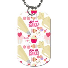 Desserts Pastries Baking Wallpaper Dog Tag (one Side) by Ravend