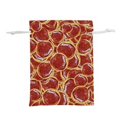 Cookies With Strawberry Jam Motif Pattern Lightweight Drawstring Pouch (m) by dflcprintsclothing