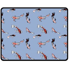 Koi! Fleece Blanket (medium) by fructosebat