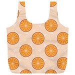 Orange Slices! Full Print Recycle Bag (XL) Front