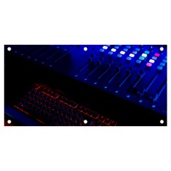 Mixer Console Audio Mixer Studio Banner And Sign 4  X 2  by Jancukart