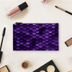 Purple Scales! Cosmetic Bag (small) by fructosebat