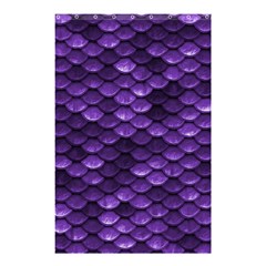 Purple Scales! Shower Curtain 48  X 72  (small)  by fructosebat