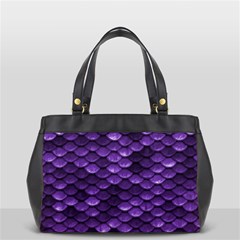 Purple Scales! Oversize Office Handbag (2 Sides) by fructosebat