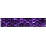 Purple Scales! Large Premium Plush Fleece Scarf  Back