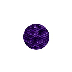 Purple Scales! 1  Mini Buttons by fructosebat