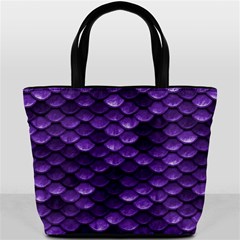 Purple Scales! Bucket Bag by fructosebat