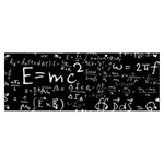 E=mc2 Text Science Albert Einstein Formula Mathematics Physics Banner and Sign 8  x 3  Front