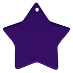 Lavender Twilight Star Ornament (Two Sides) Front