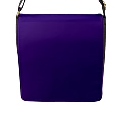 Lavender Twilight Flap Closure Messenger Bag (l) by HWDesign