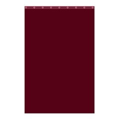 Burgundy Scarlet Shower Curtain 48  X 72  (small)  by BohoMe