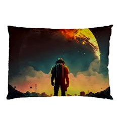 Leadership Alien Soldier Warrior Fantasy Pillow Case by Ravend