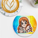 Nami Lovers Money UV Print Round Tile Coaster Front