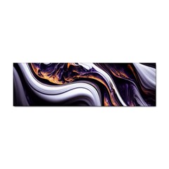 Marble Abstract Water Gold Dark Pink Purple Art Sticker Bumper (100 Pack) by Pakemis