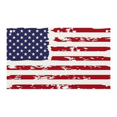 America Unite Stated Red Background Us Flags Banner And Sign 5  X 3  by Jancukart