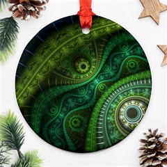 Abstract Pattern Design Art Fabric Decoration Ornament (round) by danenraven