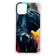 Who Sample Robot Prettyblood Iphone 12 Mini Tpu Uv Print Case	 by Ravend