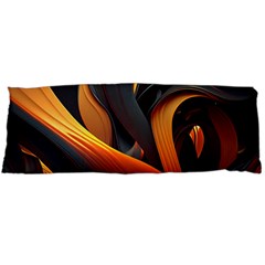 Swirls Abstract Watercolor Colorful Body Pillow Case (dakimakura) by Ravend