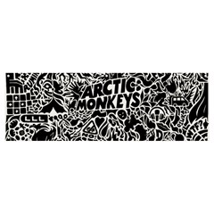 Arctic Monkeys Digital Wallpaper Pattern No People Creativity Banner And Sign 12  X 4  by Sudhe