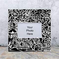 Arctic Monkeys Digital Wallpaper Pattern No People Creativity White Box Photo Frame 4  X 6  by Sudhe