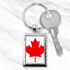 Canada Flag Canadian Flag View Key Chain (rectangle) by Ravend