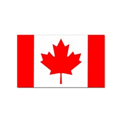 Canada Flag Canadian Flag View Sticker (rectangular) by Ravend