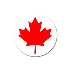 Canada Flag Canadian Flag View Magnet 3  (round) by Ravend