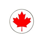 Canada Flag Canadian Flag View Hat Clip Ball Marker (10 pack) Front