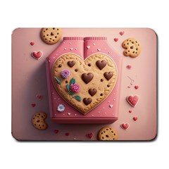 Cookies Valentine Heart Holiday Gift Love Small Mousepad by danenraven