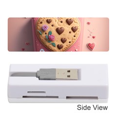 Cookies Valentine Heart Holiday Gift Love Memory Card Reader (stick) by danenraven