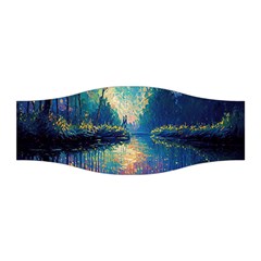 Oil Painting Night Scenery Fantasy Stretchable Headband by Ravend