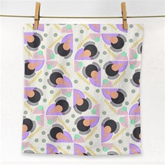 Pattern Pastel Drawing Art Face Towel by Ravend