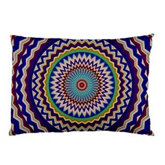 Kaleidoscope Geometric Circles Pillow Case (two Sides) by Ravend