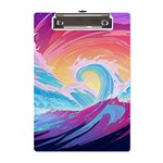 Ai Generated Waves Ocean Sea Tsunami Nautical A5 Acrylic Clipboard Front