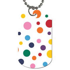 Polka Dot Dog Tag (two Sides) by 8989