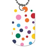 Polka Dot Dog Tag (Two Sides) Back