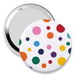 Polka Dot 3  Handbag Mirrors Front