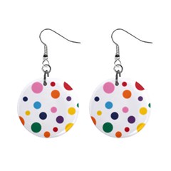 Polka Dot Mini Button Earrings by 8989