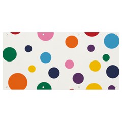 Polka Dot Banner And Sign 8  X 4  by 8989