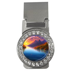 Immaculate Sunset Money Clips (cz)  by GardenOfOphir