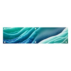 Pastel Beach Wave I Banner And Sign 4  X 1  by GardenOfOphir