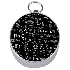 E=mc2 Text Science Albert Einstein Formula Mathematics Physics Silver Compasses by Jancukart