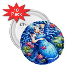 Mermay 2 25  Buttons (10 Pack)  by artworkshop