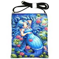 Mermay Shoulder Sling Bag by artworkshop