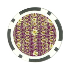 Lotus Flowers In Nature Will Always Bloom For Their Rare Beauty Poker Chip Card Guard by pepitasart