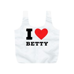 I Love Betty Full Print Recycle Bag (s) by ilovewhateva