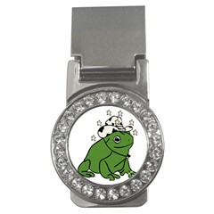 Frog With A Cowboy Hat Money Clips (cz)  by Teevova