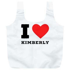 I Love Kimberly Full Print Recycle Bag (xl) by ilovewhateva