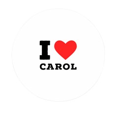 I Love Carol Mini Round Pill Box (pack Of 5) by ilovewhateva