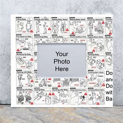 White Printer Paper With Text Overlay Humor Dark Humor Infographics White Wall Photo Frame 5  X 7  by Jancukart